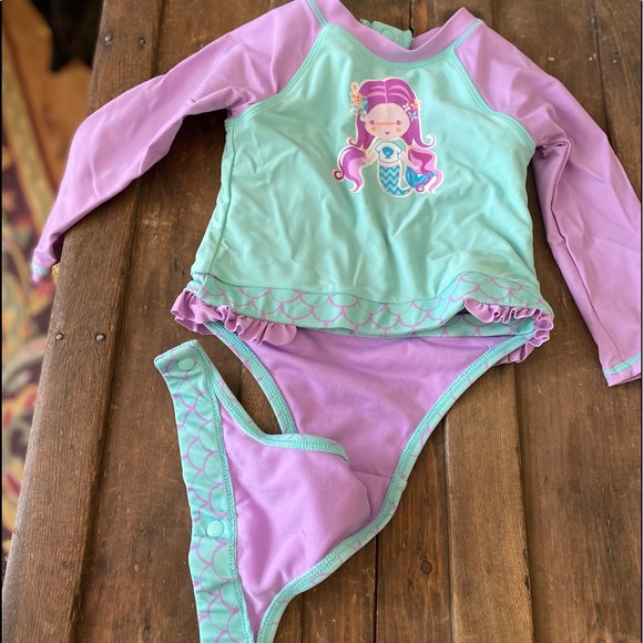Mer Girl Baby and Toddler Magnetic One-Piece - Picture 2 of 7